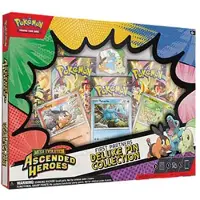 Pokemon Trading Card Game Første Partnere Oppstegne Helter Deluxe Pin-samling Latin Spansk