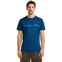 Icebreaker Merino 150 Tech Lite Range Stripes Kortarmet T-skjorte