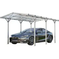 GFP 2,85x5,05 m carport, eloksert aluminium