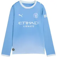 Puma Fotballdrakt - Manchester City Home - Team Light Blue/Icy B - - 12 år (152) - Fotballtrøye