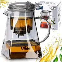 By Lille Vilde Glaskanne 880 ml med avtapningsbrygger til te og urter 259424