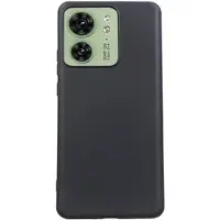 Mtp Products Motorola Edge 40 Mot Fingeravtrykk Matte TPU-deksel - Svart