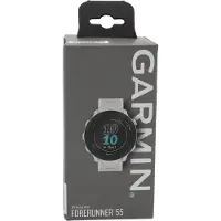 Garmin Forerunner 55 - Hvit - sportsur med bånd - silikon - hvit - display 1.04" - Bluetooth, ANT+ - 37 g