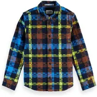 Scotch & Soda Flannel Checked Skjorte Med Lange Ermer