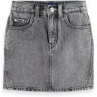 Scotch & Soda Washed Black Denimskjørt