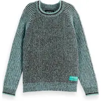 Scotch & Soda Regular Fit Contrast Raglan Genser