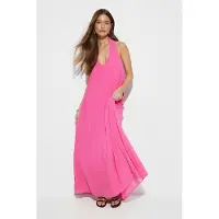 Gina Tricot  - Pleated maxi dress - Maxikjoler - Rosa - 40 - Dame
