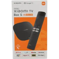 Xiaomi TV Box S - 3. generasjon - AV-spiller - 2 GB RAM - 32 GB - 4K UHD (2160p) - 60 fps - HDR - svart