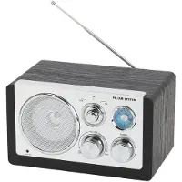 Denver FM/AM-radio med 3,5 mm inngang og klassisk analog funksjon
