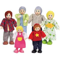 Hape Lykkelig Familie-dukke
