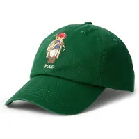 Ralph Lauren for man. 710A13275001 Twill cap with green Polo Bear (OSFA), Casual, Cotton