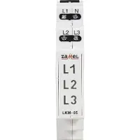 ZAMEL Forsyningsindikator 230V AC LED gul/grønn/rød TN-nett LKM-05-40 (EXT10000048)