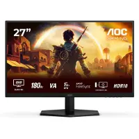 AOC G4 Q27G42XNE, 68,6 cm (27), 2560 x 1440 piksler, Quad HD, LED, 1 ms, Svart, Rød