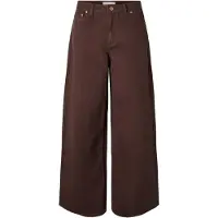 Y.A.S Yaselsie Mw Plissert Jeans Med Vid Passform