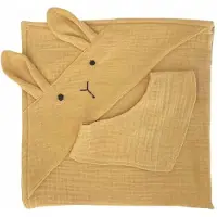 Wookids Kaninhåndkle-bandana-sett