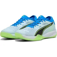 Puma Eliminate NITRO SQD 4 Handball Shoes Unisex, Sport, Aqua Glow/White/Ultra Blue, 51