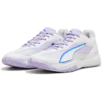 Puma Accelerate Turbo 5 Handball Shoes Women, Women, White/Royal Sapphire/Light Lavender, 40