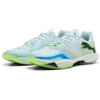 Puma Vantage NITRO 2 Indoor Shoes Unisex, Sport, Aqua Glow/Black/Green Glare, 44.5