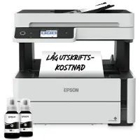 Epson EcoTank ET-M3180 - Multifunksjonsskriver - S/H - ink-jet - A4/Legal (medie) - opp til 20 spm (trykking) - 250 ark - 33.6 kbps - USB 2.0, LAN