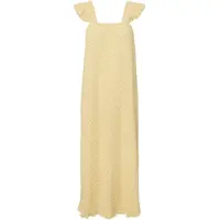 Pieces Pcflora Strap Flounce Midikjole