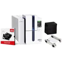 Evolis Edikio Duplex dobbeltsidig 12 punkter/mm (300 dpi) USB, Ethernet, kit (USB) – kortskriver, dobbeltsidig, termotransfer/fargesublimering, oppløsning 12 punkter/mm (300 dpi), hastighet (maks.) 6