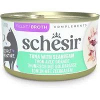 Schesir Sparepakke Complements i buljong 24 x 70 g - Tunfisk med havbrasme