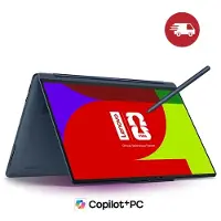 Lenovo Yoga 9i 2-in-1 Gen 11 Aura Edition 14 Intel Intel Core Ultra 7 355 Processor LPE-cores up to 3.50 GHz P-cores up to 4.70 GHz, Windows 11 Home 64, 1 TB SSD M.2 2242 PCIe Gen4 QLC - 83SECTO1WWN