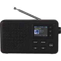 Denver DAB-57 - Bærbar DAB-radio - 10 watt - svart