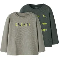 Name it Gensere - 2-pack - NmmVux - Shadow/Urban Chic - - 2 år (92) - Genser