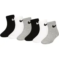 Nike Kids Colorful Quarter Korte Sokker 6 Par