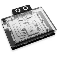 Alphacool 10265, Bakplate, Akryl, Aluminium, Kromfarget, Kopper, Nylon, Sort, Kromfarget, 3-Pin JST, 1/4, 60 °C