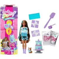 Barbie Dukke - Party Brunette uten eske Doll - - OneSize - Dukke