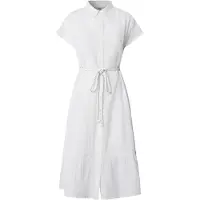 Pepe Jeans for woman. PL9537875 Fancy white dress (S), Casual, Cotton, Short sleeve