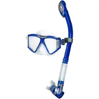 Mares Aquazone Big View Purge Dry Snorklingssett