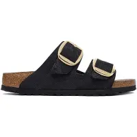 Birkenstock for woman. 1032881 Arizona Big Buckle Sandals (Narrow Fit) black (40), Flat, None, Casual