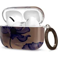 Tech-Protect Lamano-etui til AirPods Pro 1 / 2 – brun-lilla