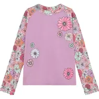 Color Kids Badetop - Lavender Mist m. Blomster - - 6 år (116) - Badetøy