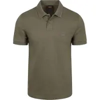 BOSS for man. 50507803 Stretch cotton slim fit polo shirt with logo appliqué green (XXL), Casual, Short sleeve