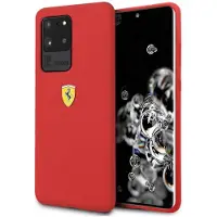Ferrari Hardcase FESSIHCS69RE S20 Ultra G988 rød/rød Silikon