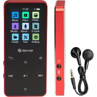 Denver MP-1830R RED - MP4 media player with built-in bluetooth and rechargeable battery - MP3-spiller 4 GB