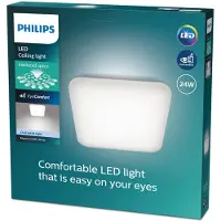 Philips Mauve 24w 3000 Lumens 4000k 43 X 43 X 7.5 Cm Overflate Led-downlight