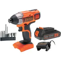 Black & Decker Black+Decker ZAKRETARKA UDAR. 18V BDCIM18D1A slagbor 115Nm 1x2,0Ah