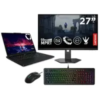 Lenovo Legion Pro 5 16 + Legion 27Q-10 Monitor, Legion Keyboard & Legion Mouse AMD Ryzen 9 8945HX Processor 2.50 GHz up to 5.40 GHz, Windows 11 Home 64, 1 TB SSD M.2 2242 PCIe Gen4 TLC - LEGIONBUNDLE