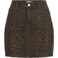 Vila Vichia Leopardprint Miniskjørt