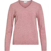 Vila Ril Knit V-hals Genser