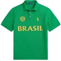 Ralph Lauren for man. 710B21594001 Green Brazil polo (L), Casual, Cotton, Short sleeve