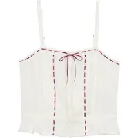 Superdry Lace Cami Ermeløs Bluse