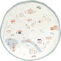 Play & Go Lekematte - 140 cm - 2-I-1 - City - - OneSize - Lekematte
