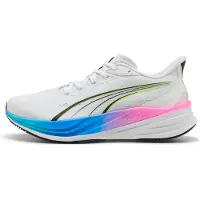 Puma Darter Pro 2 Running Shoes Unisex, Fitness, White/Black/Lime Squeeze, 42