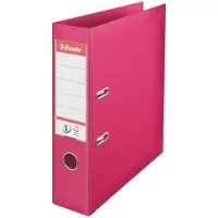 Esselte Brevordner No.1 PP FSC A4/75 mm Fuksia